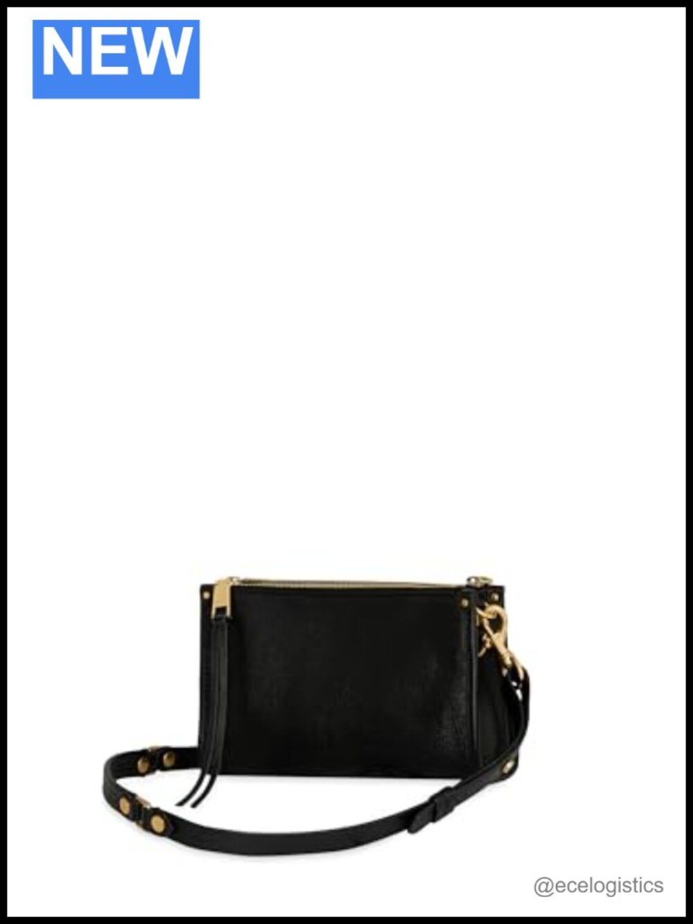 Genuine Leather Small Crossbody Bag with Detachable Strap